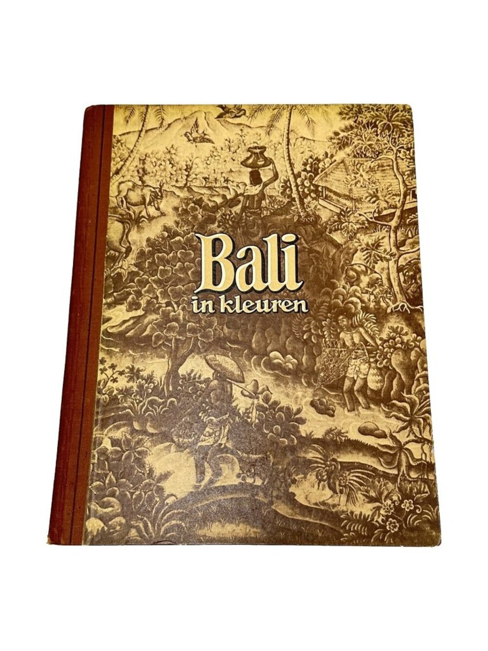 Bali in Kleuren Piet Baker Photo Book Travel 65 Color Photo Plates HC Dutch 1951